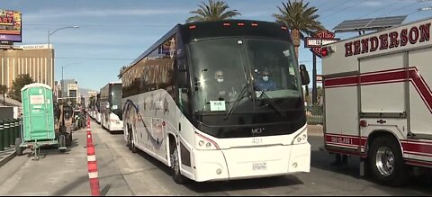 Raiders get Vegas send-off as team flies for playoff game