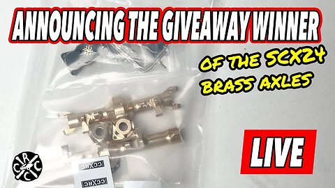 CCxRC babyHIPPO Brass Axle Winner Drawing
