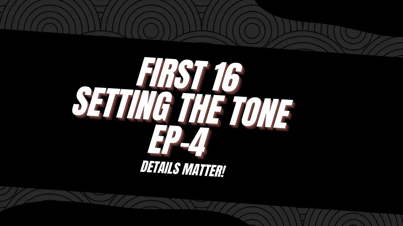 Come on, Ref- First 16 -Paying Attention Details Matters