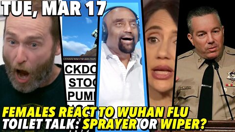 3/17/20 Tue: Federally Issued Bidets Slows the Spread of the Wu-Flu