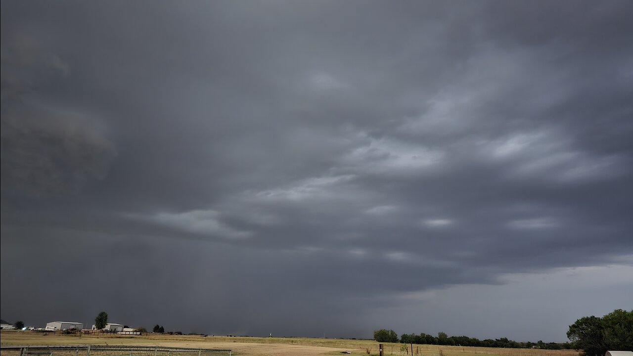 Lightning from a thunderstorm on Sep. 5, 2023