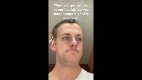 When You Get Ready to Go Out in Public, But You Didn’t Completely Shave Your Face (Tiktok)