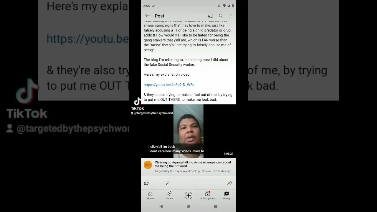 #gangstalking #smearcampaign 07/17/2023