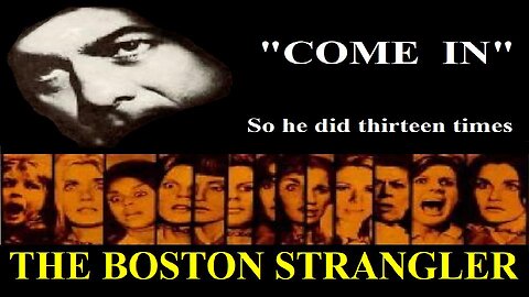 THE BOSTON STRANGLER 1968 Dramatization of the Infamous Boston Strangler Murders FULL MOVIE HD & W/S