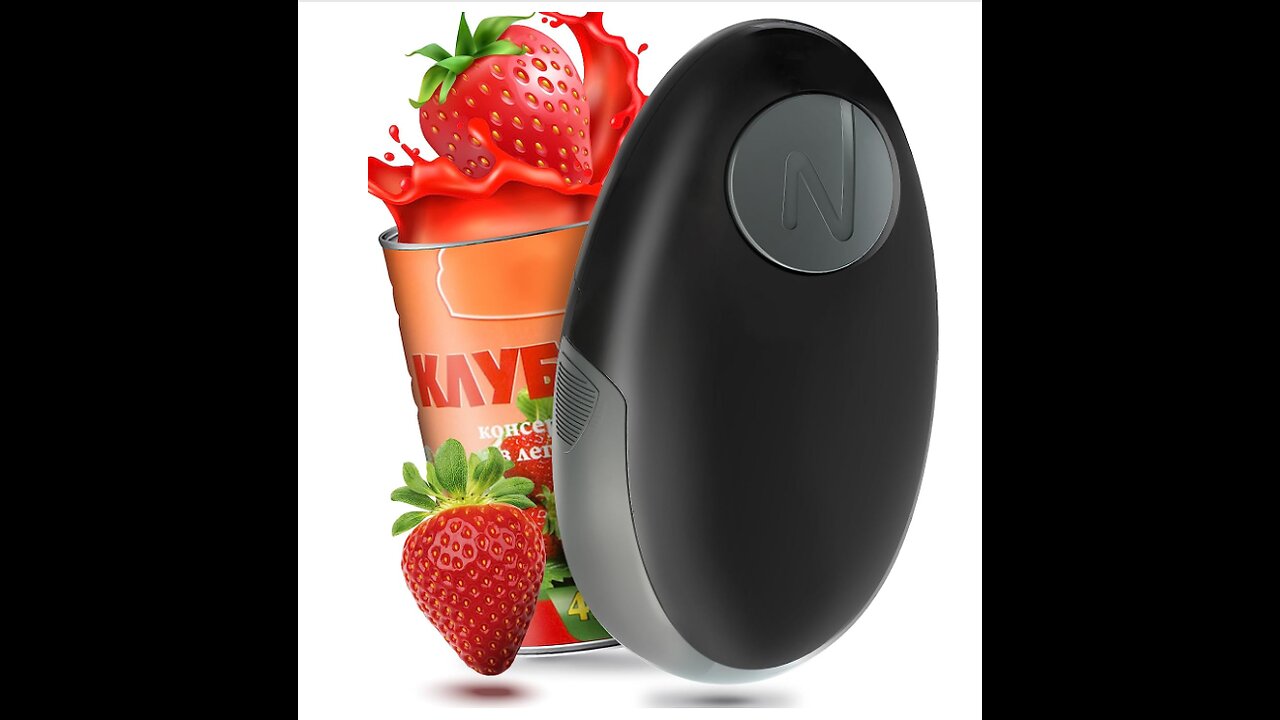 One-touch Electric Can Opener for Kitchen