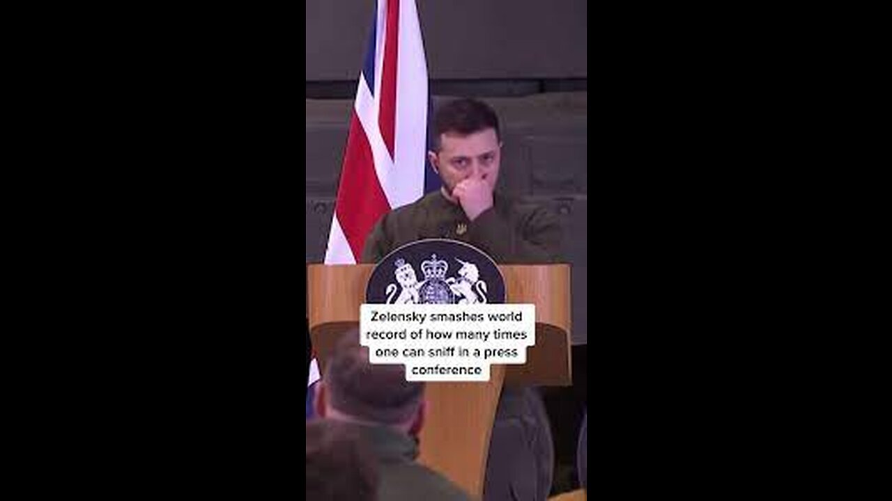 Either he has a permanent cold or he’s doing #zelenskywarcriminal #gorussia #istandwithrussia