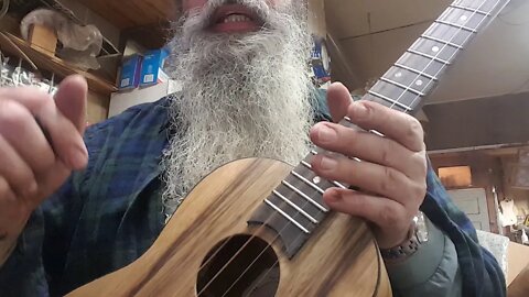 Black Limba Baritone Ukulele