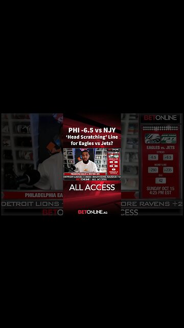 Take the points with the Jets against the Eagles before it's too late! #NFL #Jets #nflweek6 #eagles