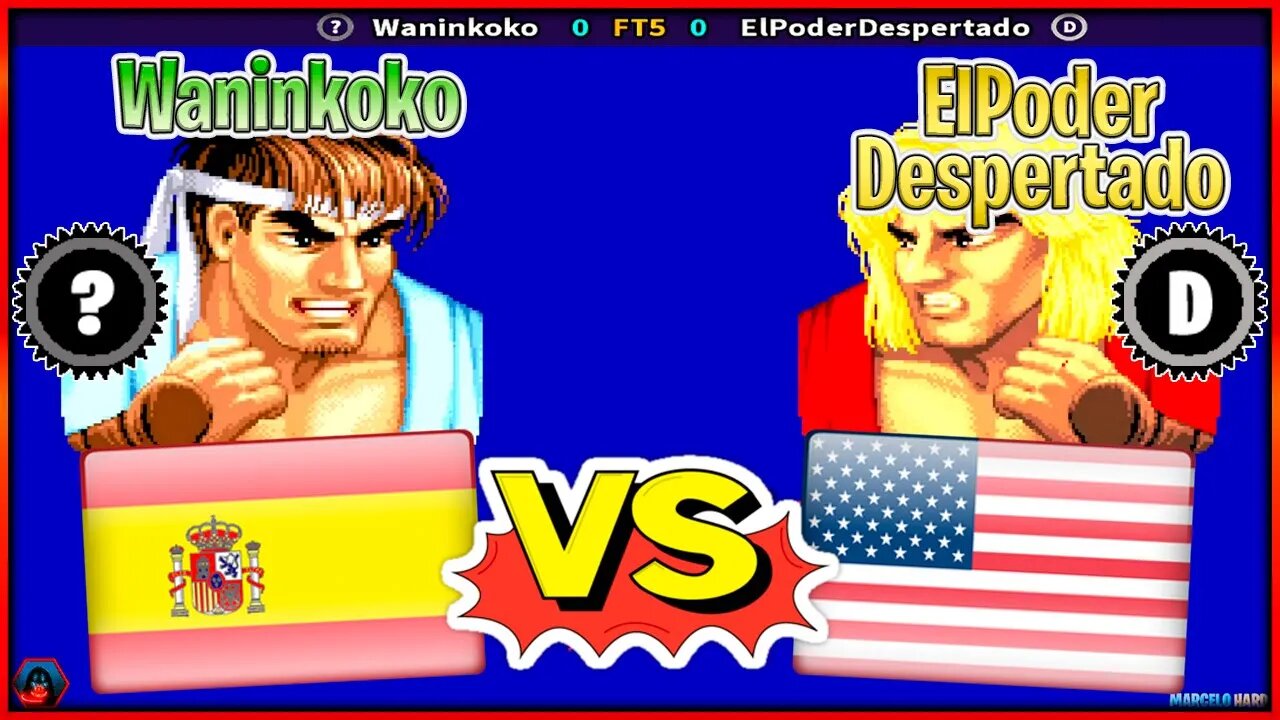 Street Fighter II': Hyper Fighting (Waninkoko Vs. ElPoderDespertado) [Spain Vs. U.S.A.]