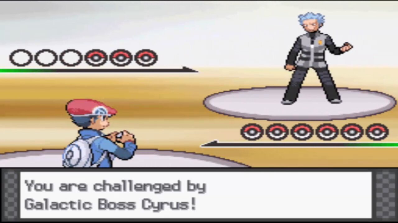 Pokemon Platinum - Team Galactic Boss Battle: Cyrus