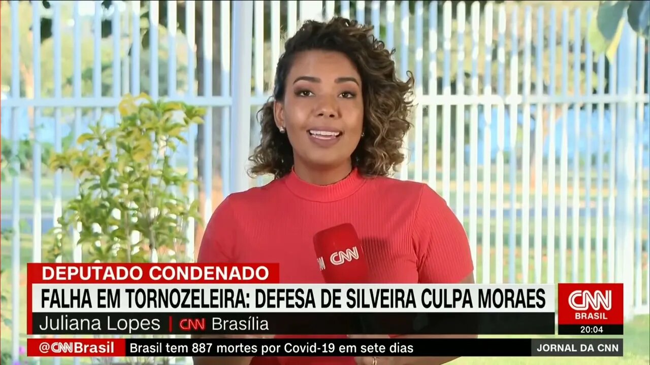 Defesa de Daniel Silveira culpa Alexandre de Moraes por falha em tornozeleira | JORNAL DA CNN