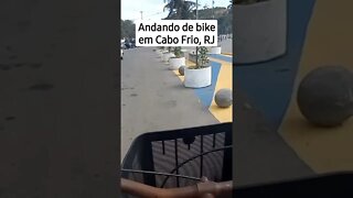 Cabo Frio, RJ . Andando pelo centro da cidade de bike #shorts