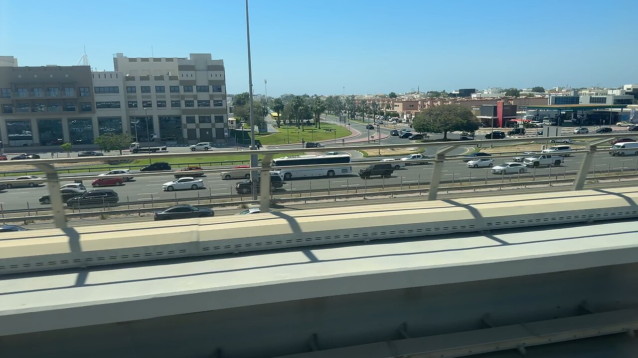 Dubai Metro the Beautiful view