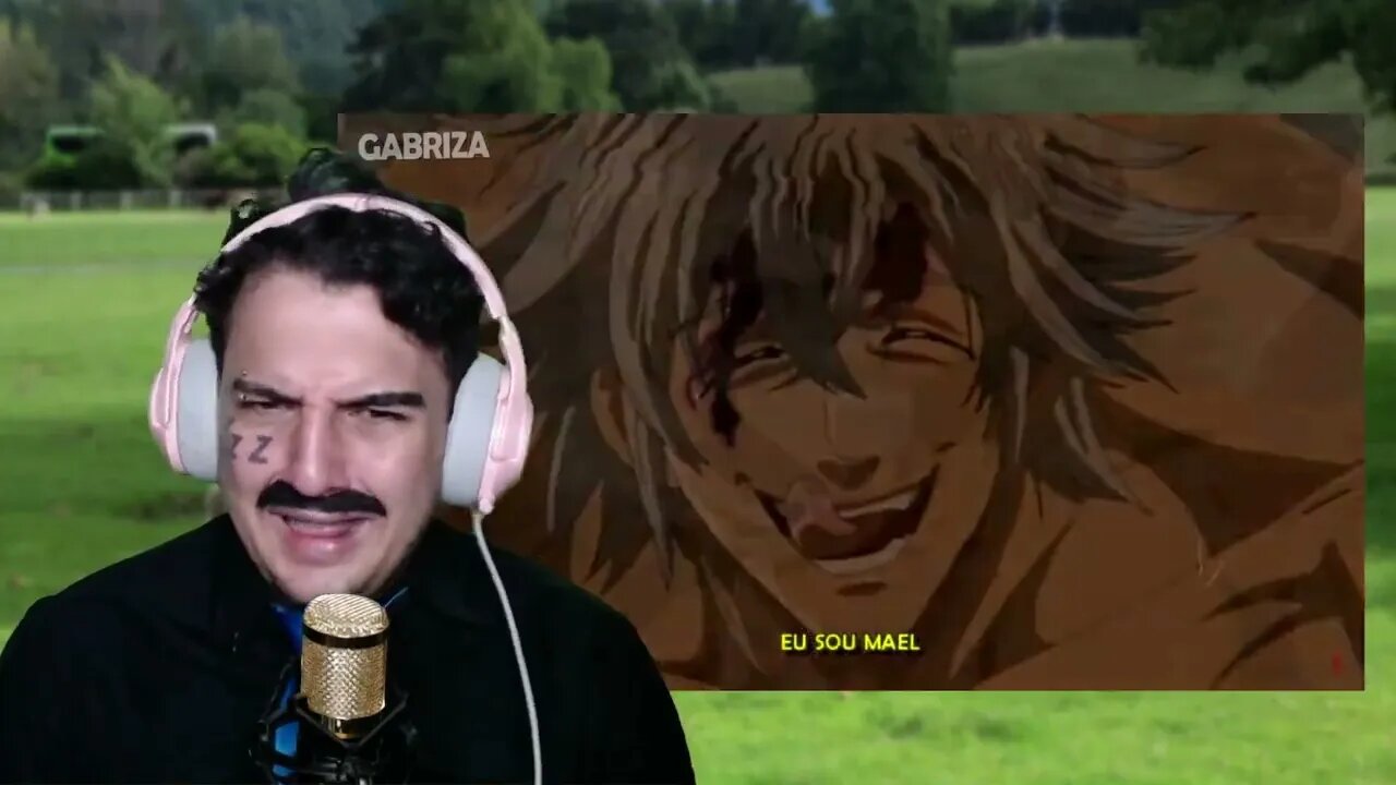 PASTOR REACT Rap do Mael (Modo Berserk) Nanatsu no Taizai - Anjo da Morte | Gabriza