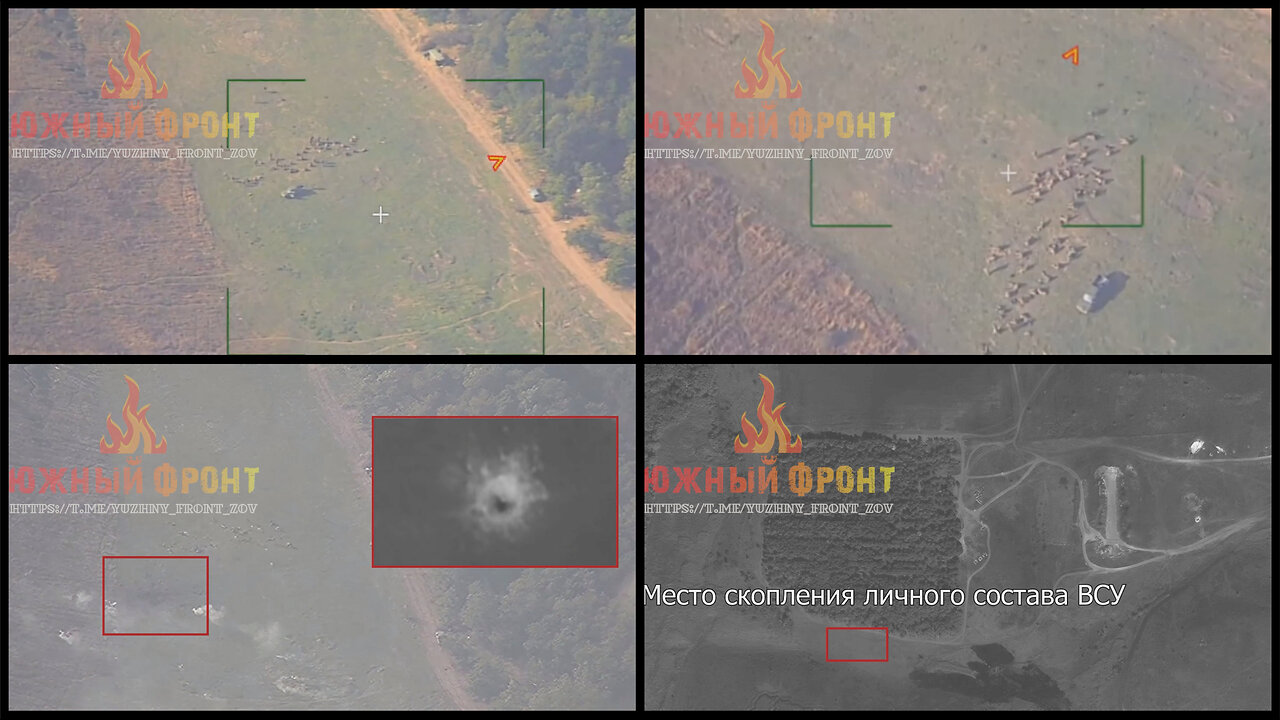 Russian Tornado-S missile strike on a large AFU concentration at a training ground