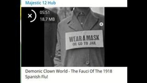 Demonic Clown World - The Fauci of the 1918 Spanish Flu!