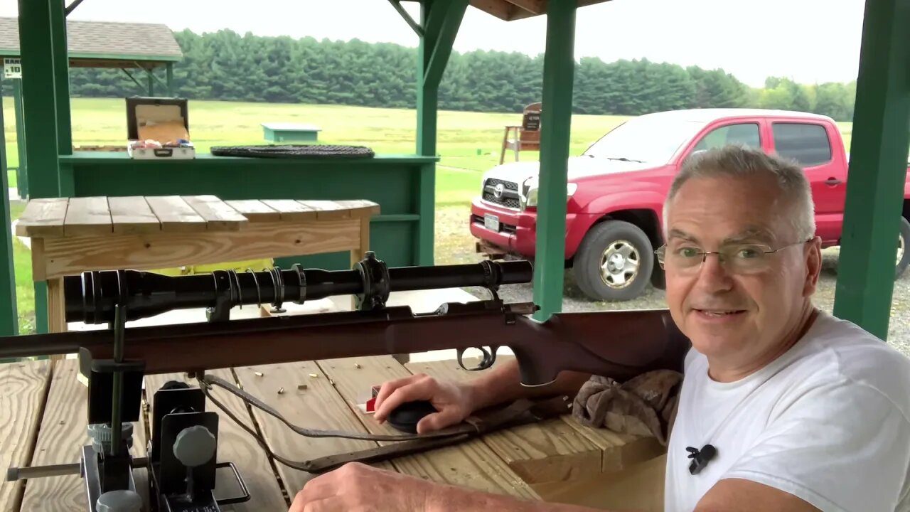 100 yd clay pigeon challenge with Remington 37 and Balvar 24 not so elegant!