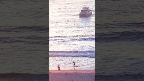 Sunset Swim in the Atlantic #shorts