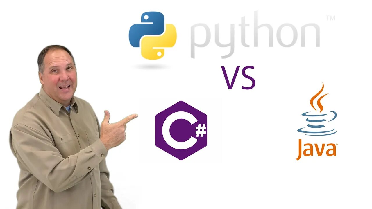 Python vs C# vs Java. Learn the differences and similarities of these languages