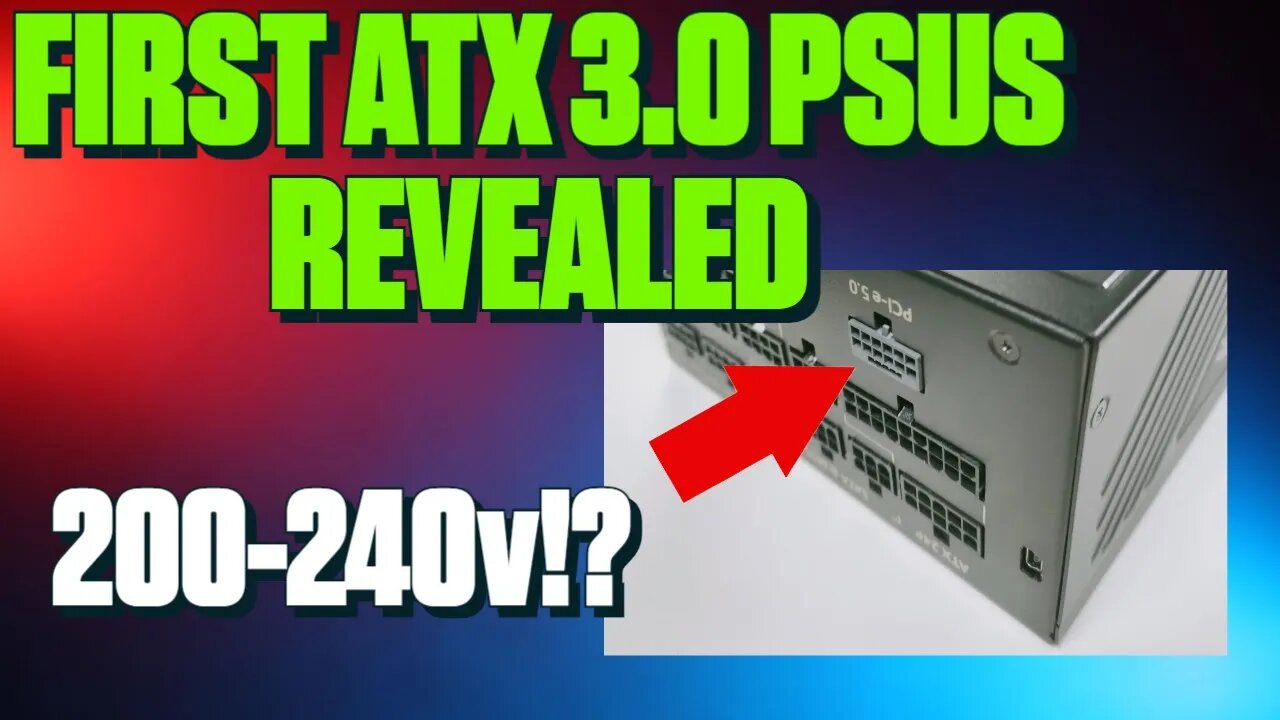 ATX 3 0 PSU 200 240V Only