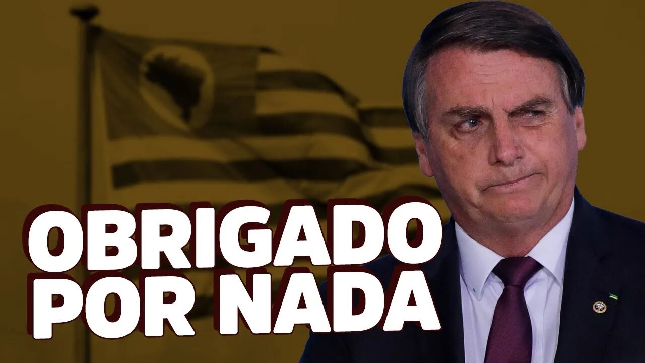 Bolsonaro quebra suas pernas e quer que você agradeça a muleta