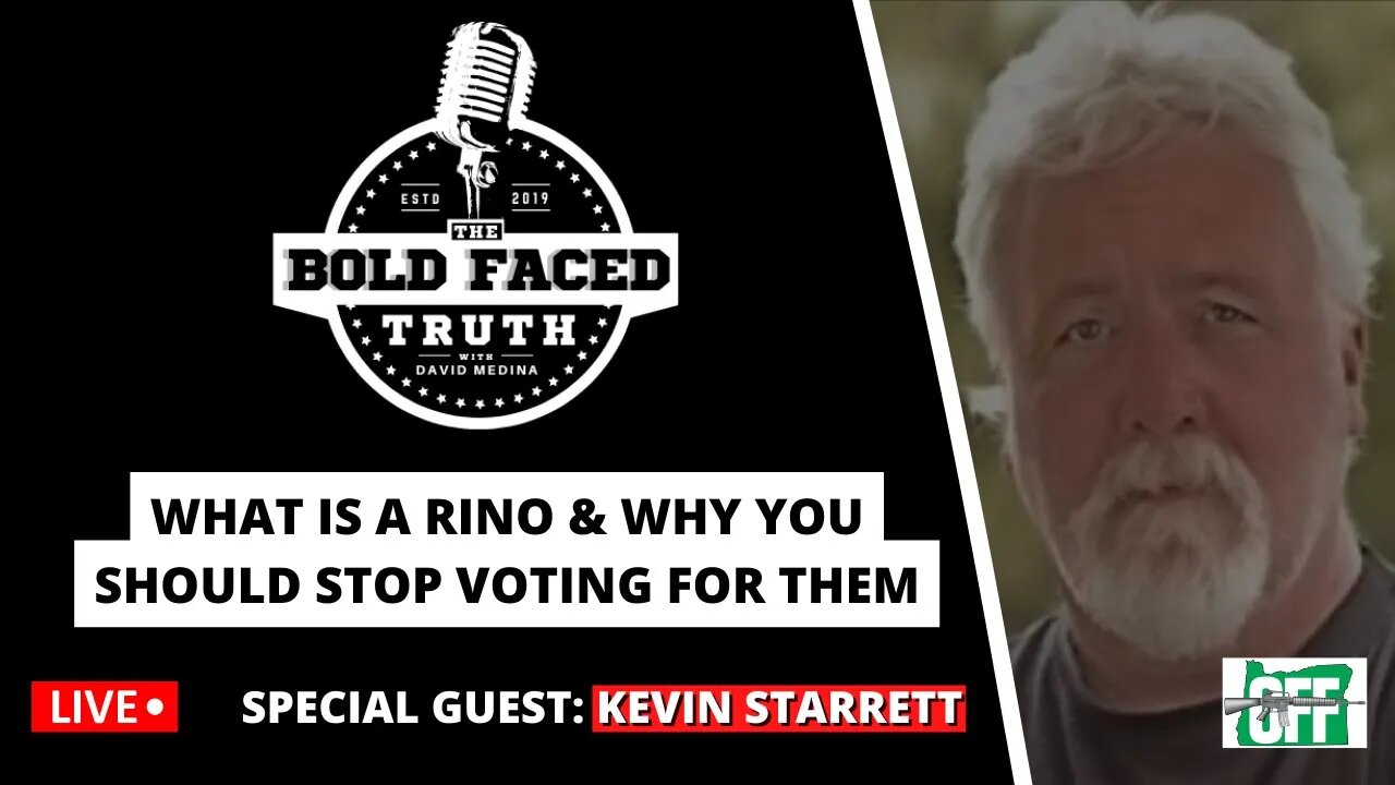 🔴 LIVE | The Bold Faced Truth - What is a RINO? Why You Should Stop Voting For Them