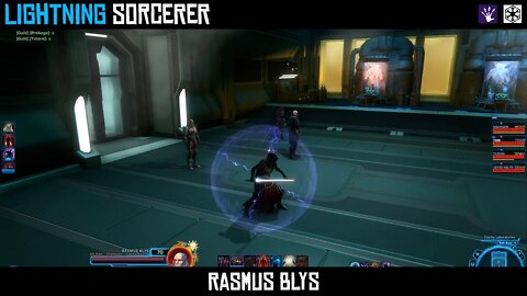 SWTOR Lightning Sorcerer | Rasmus Blys Boss Fight | Hardmode - 4 Player Flashpoint