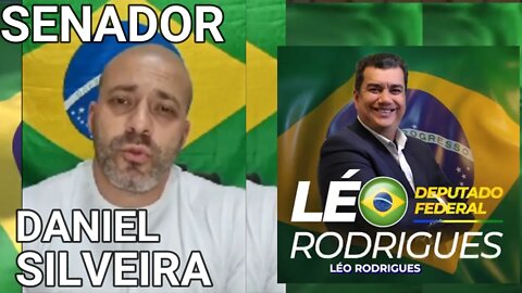 DANIEL SILVEIRA NO SENADO CONFIRMADO SUA CANDIDATURA