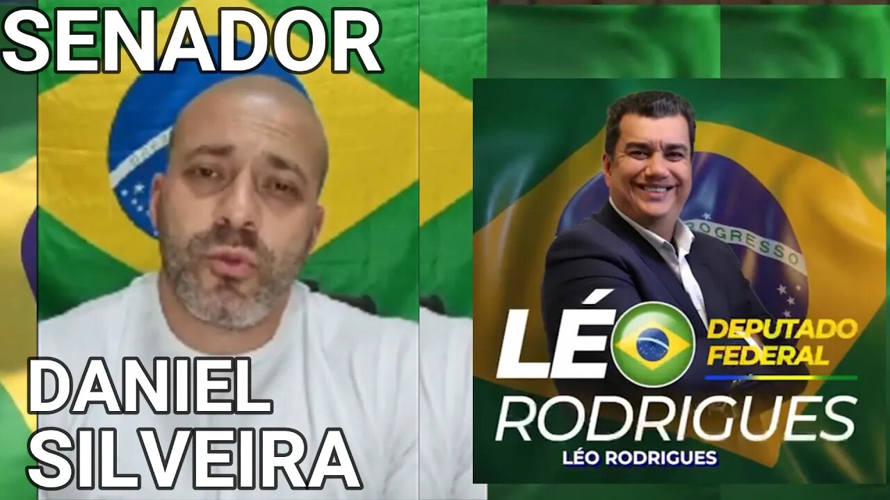 DANIEL SILVEIRA NO SENADO CONFIRMADO SUA CANDIDATURA