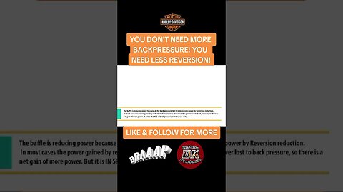 Performance Harley Exhaust - Facts & Myths #shorts