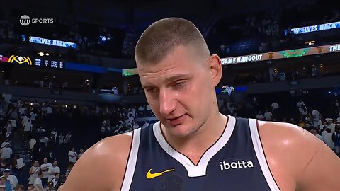 Nikola Jokic talks tying the series 2-2, Postgame Interview 🎤