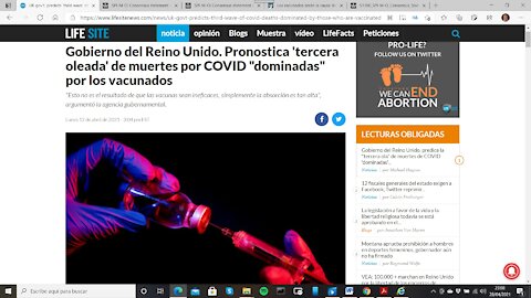 El Reino Unido predice una tercera ola de fallecimientos por Covid-19 entre los vacunados.