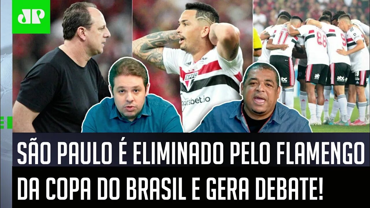 "Gente, o São Paulo TIROU o Palmeiras e CAIU pro Flamengo! NÃO TEM..." SPFC gera ÓTIMO DEBATE!