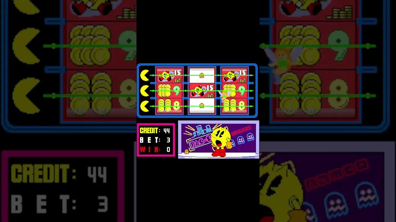 [MAME] Pac-Slot - Fairy Event ( #shorts edit) #short #pacman #shortsvideo #shortvideo #arcade