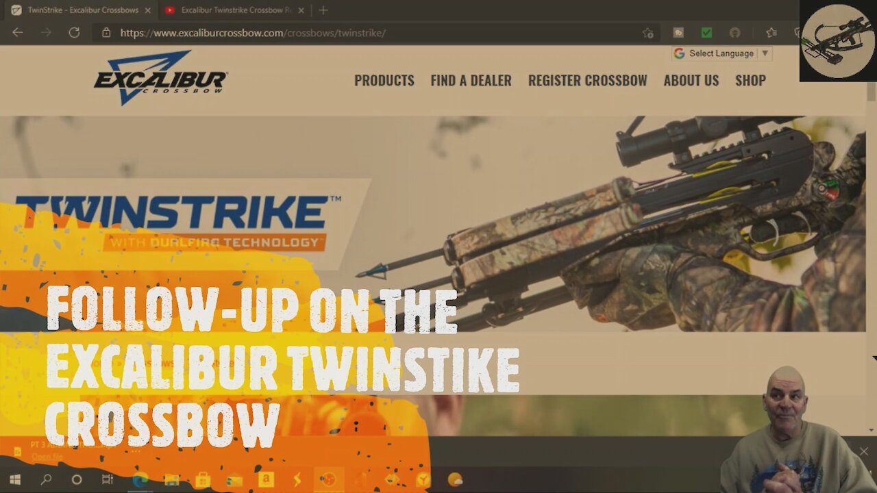 FOLLOW UP ON THE EXCALIBUT TWINSTRIKE CROSSBOW
