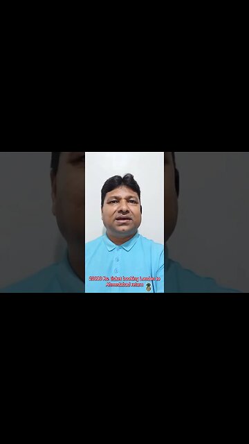 20000 Rs. ticket booking London to Ahmedabad return flight | Viral news