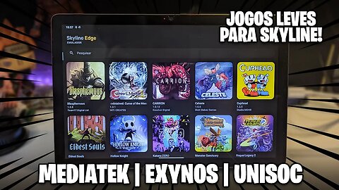 JOGOS LEVES PARA RODAR NO SKYLINE EDGE! | PARA CELULARES FRACOS! | Mediatek, Exynos e Unisoc!