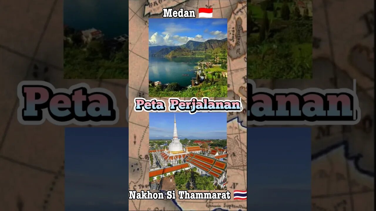 Dari Medan 🇮🇩 Ke Nakhon Si Thammarat 🇹🇭 | Pesawat ✈️ #shorts #thailand #indonesia #perjalanan
