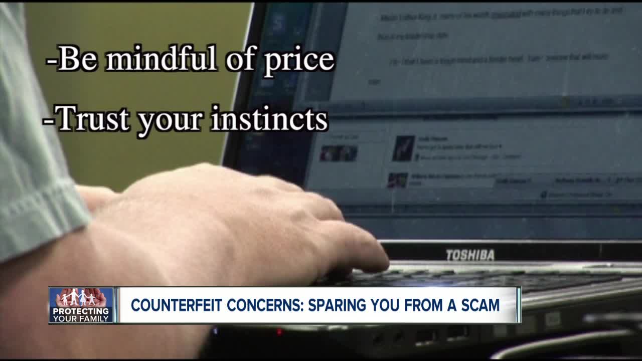 Counterfeit consumer alert