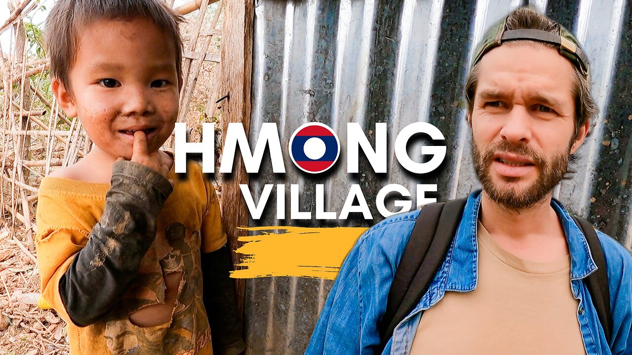 Exploring a Hmong Village in Laos