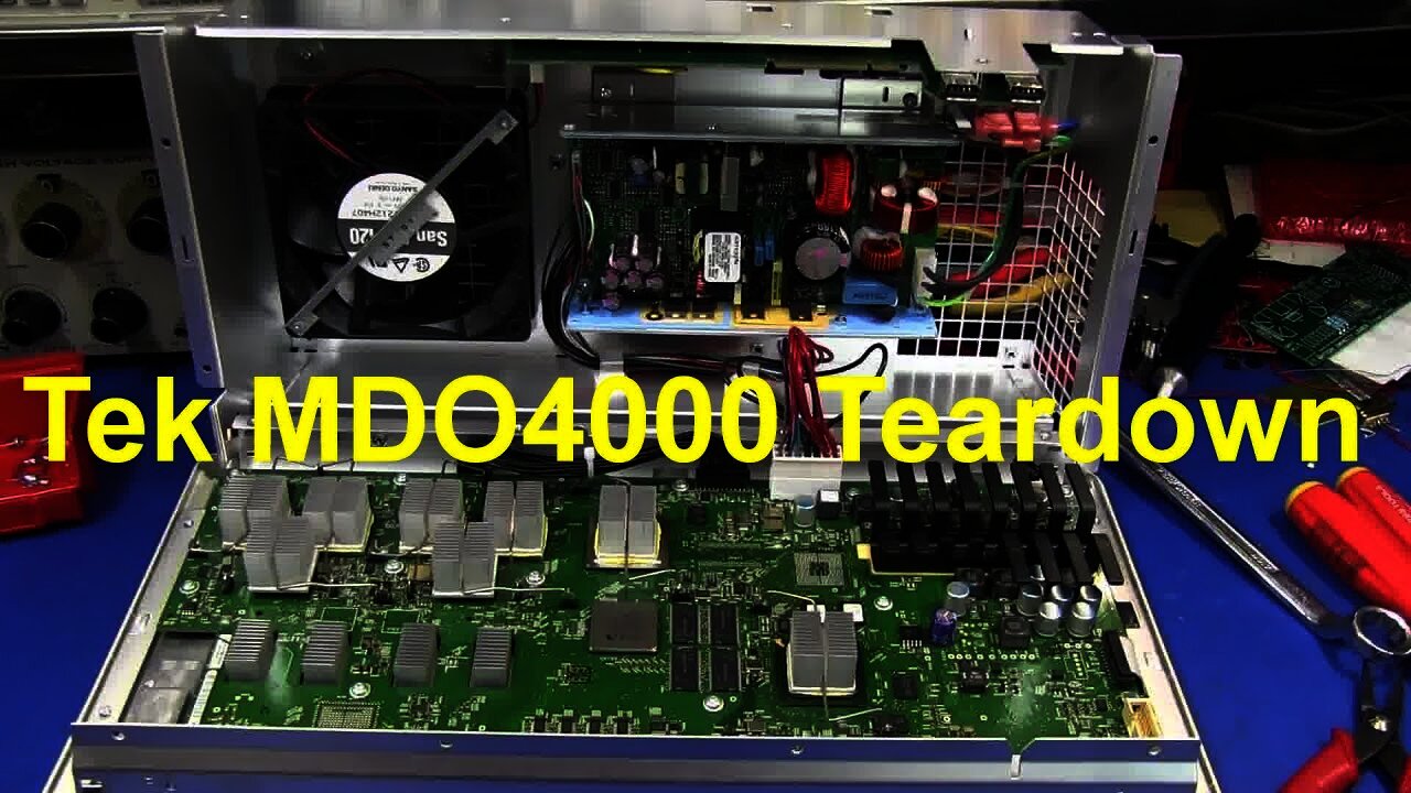 Tektronix MDO4000 Oscilloscope Teardown - EEVblog #199