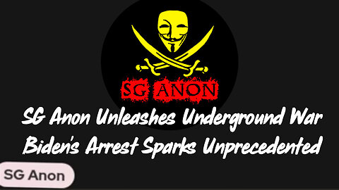 SG Anon Unleashes Underground War > Biden's Arrest Sparks Unprecedented