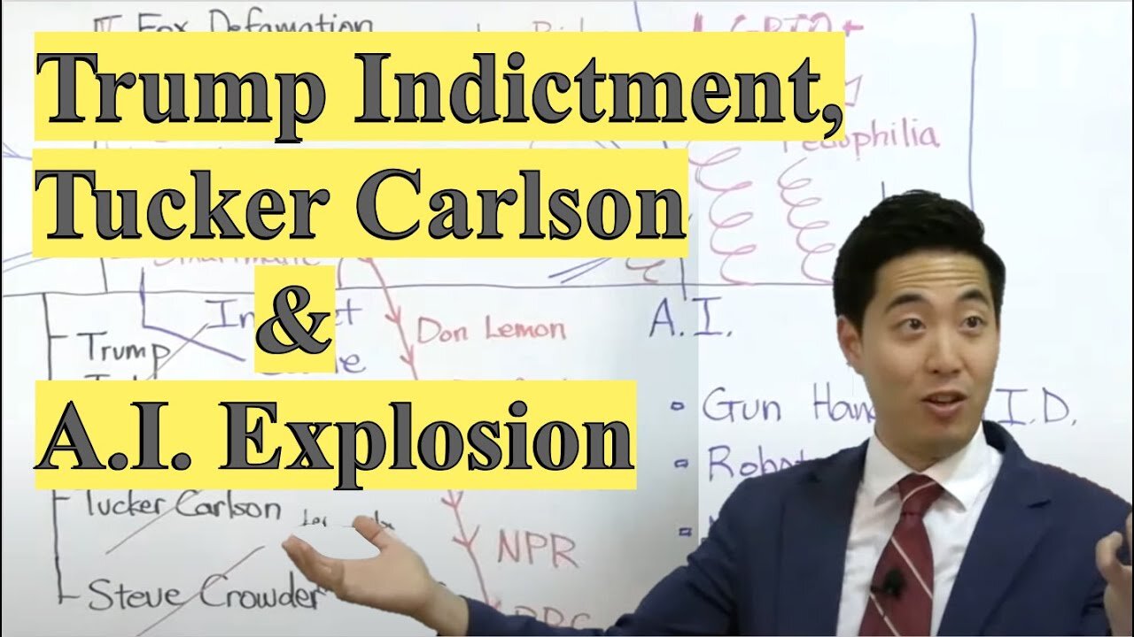 Trump Indictment, Tucker Carlson & A.I. Explosion Dr. Gene Kim