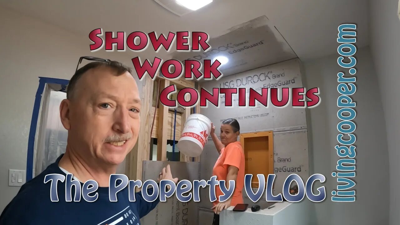 Living Cooper - Property VLOG - Shower Work Continues