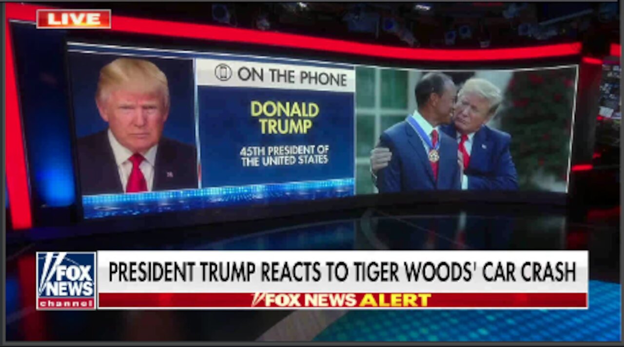 "He's Gonna Be Back, I Have No Doubt About It" | President Trump On Tiger Woods