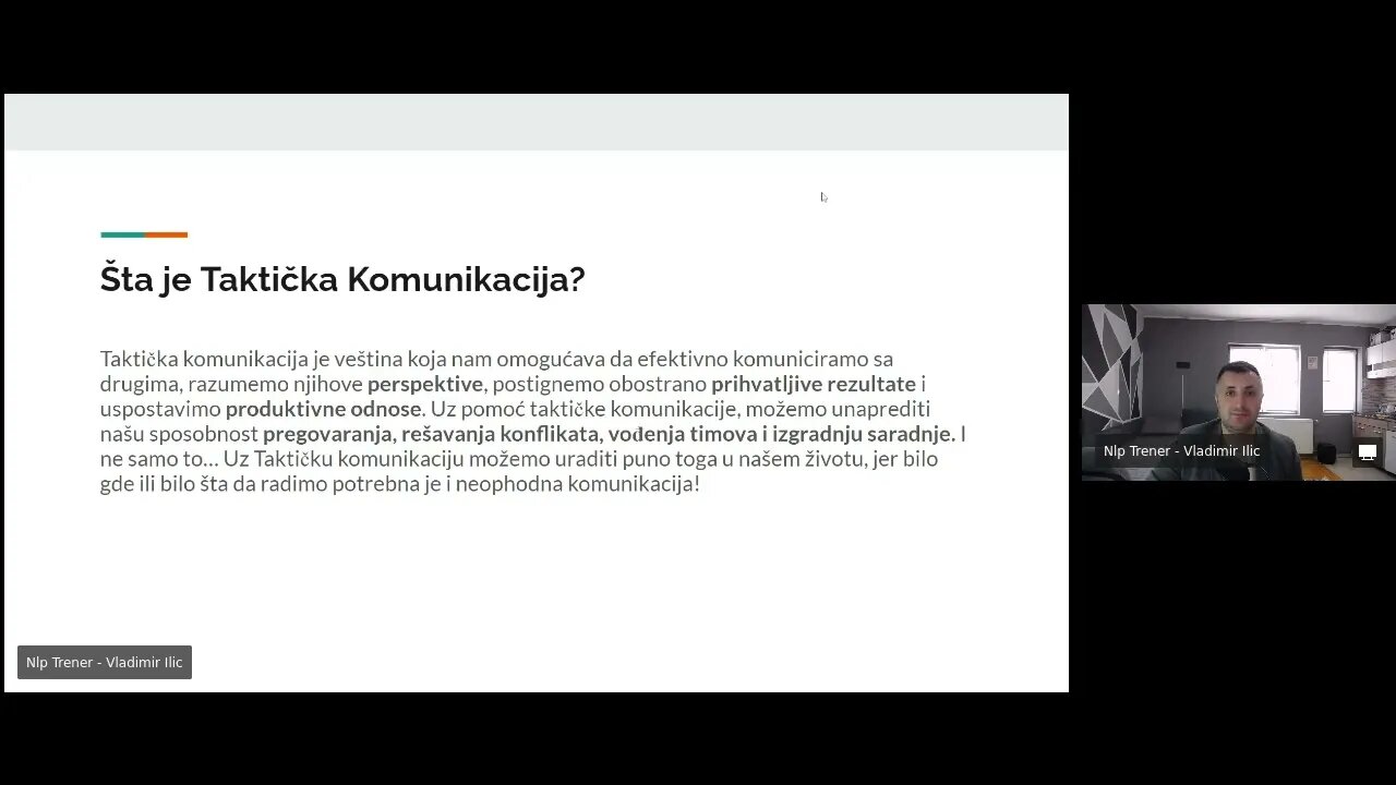 Želiš da učiš taktičku komunikaciju odgledaj ovo!