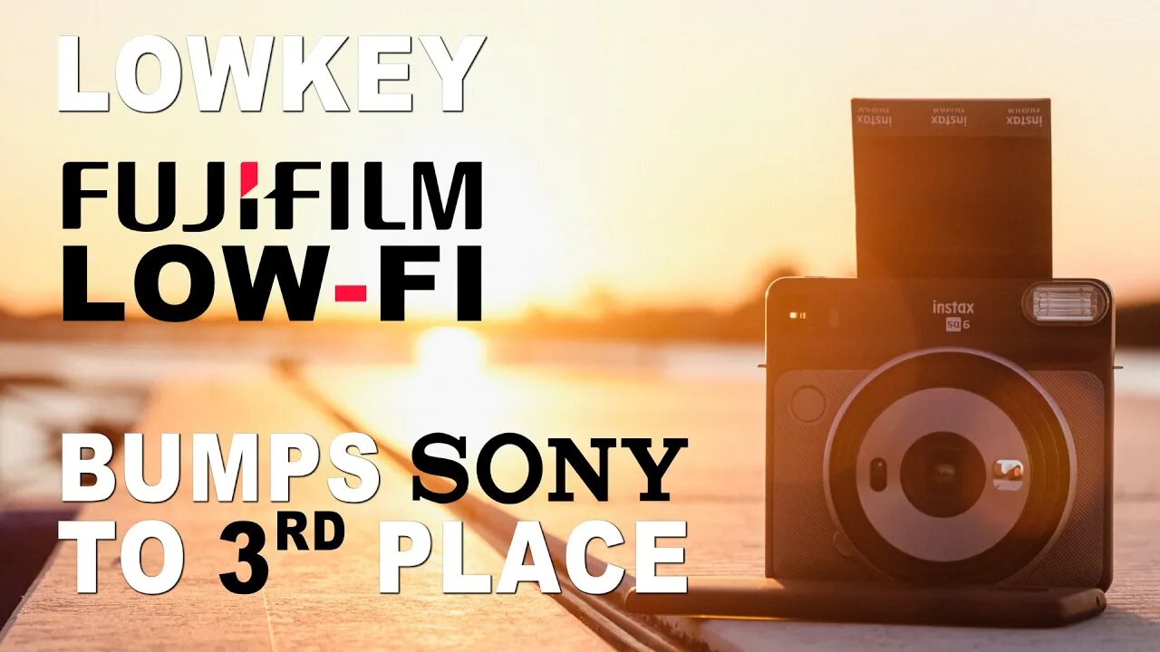 Lowkey! Fujifilm Low-Fi Knocks Sony Out Of 2nd Place