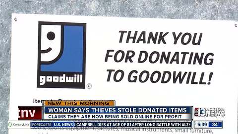 Woman says Southern Highlands Goodwill items are being stolen, sold online