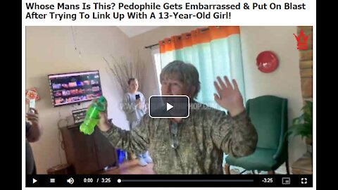 Pedophile Gets Embarrassed & Put On Blast After Trying To Link Up With A 13-Year-Old Girl!