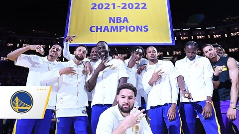 Golden State Warriors Receive 2022 NBA Championship Rings 💍